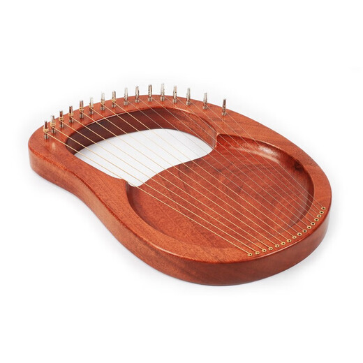 Walter.t Walter 10-string/16-string small harp lyre beginner portable Rhyal instrument 16-string WH-16G steel string box original sound model [maohua core wood]