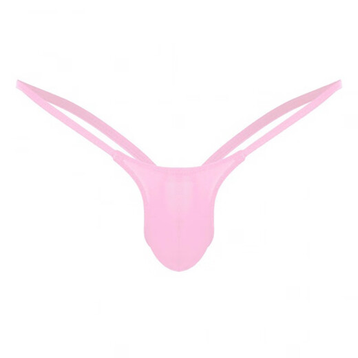 Ai Ru Ru multi-color men's thong sexy men's sexy pure desire underwear transparent briefs sexy young men black XL