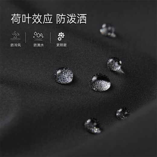 Mark Huafei Simple Baseball Collar Men's Jacket 2025 Autumn New Heavy Industry Embroidered Pilot Commuting Casual Jacket Black-Regular Style L/175