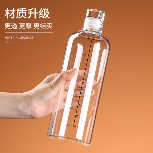 Lan Yingyuan glass flask, white wine glass bottle 1 Jin Jin is equal to 0.5 kg, empty wine bottle, sealed small wine bottle, high borosilicate glass, white wine sub-bottling, 1 Jin Jin is equal to 0.5 kg, half-scale, white wine sub-bottling, 750ml, high borosilicate glass