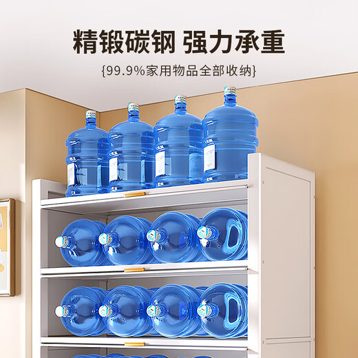 Xingdu Steel Bookcase Dustproof Bookshelf Home Living Room Storage Cabinet Display Cabinet Iron Art Storage Rack Three Doors 70*35