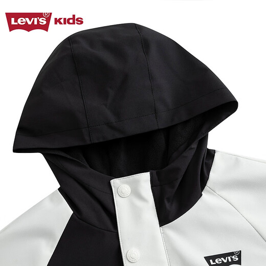 Levi s water-repellent and velvet Levi's children's windbreaker for boys and girls, winter children's jacket, cotton top, Black Beauty 150/72 Recommended height 140-152cm