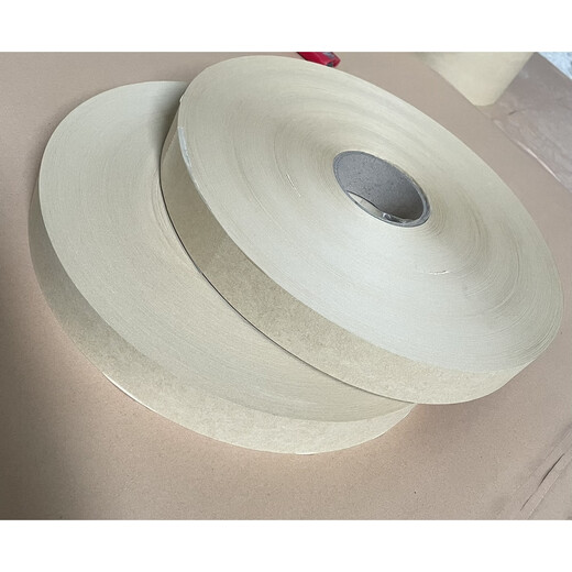XMSJ kraft paper roll paper tape edge sealing paper sealing paper edge wrapping machine sealing paper belt machine paper tape 100MM*500 meters 0 points 1MM thick