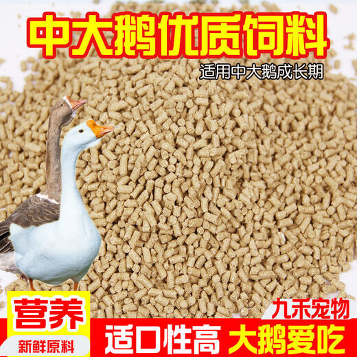 Yonghuan goose feed manufacturer wholesale 80Jin Jin is equal to 0.5kg. Feeding goose and goose opening feed, meat goose fattening and egg laying pellet full price feed. Large goose pellet feed only loses 999 portions of impulse. 100Jin Jin is equal to 0.5kg 50kg.