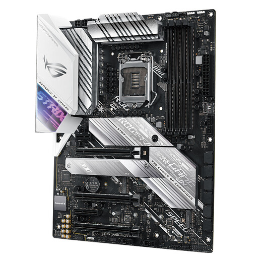 Asus Rog Strix Z490-A Gaming Snow Blowing Mother плата поддерживает CPU 10900K/10700K/10700KF (Intel Z490/LGA 1200)
