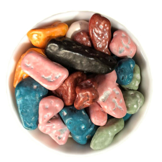 Shifangyi Stone Chocolate Korean Flavored Stone Candy Colorful Small Stone Chocolate Candy 250g Canned Internet Celebrity Snacks Stone Chocolate