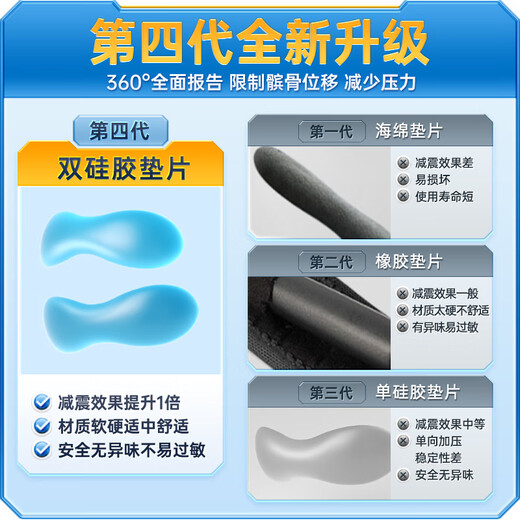 Li Ning Patella Belt [Pack of Two] Knee Pads Summer Sports Mountaineering Running Jumping Rope Badminton Meniscus Knee Protectors