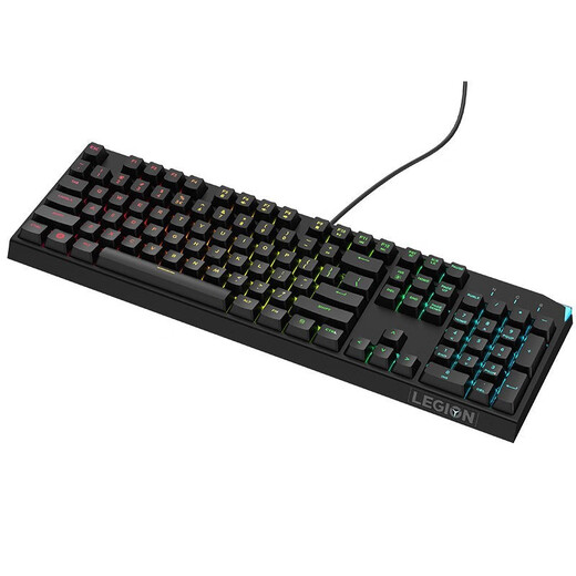 Lenovo (lenovo) MK7 savior mechanical keyboard multi-function gaming keyboard full-key conflict-free e-sports peripherals LOL/CF gaming keyboard green axis savior MK7 colorful-RGB backlight mechanical keyboard