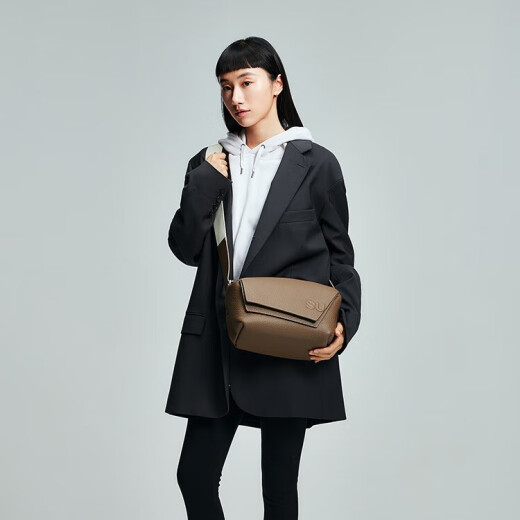 Amateur [Toast Series] Crossbody Bag Women's Bag Fashion One-Shoulder Crossbody New Original Design New Year Red Product 1390 Milk Tea Brown-Rice Brown Two-color Dirty-resistant Shoulder Strap