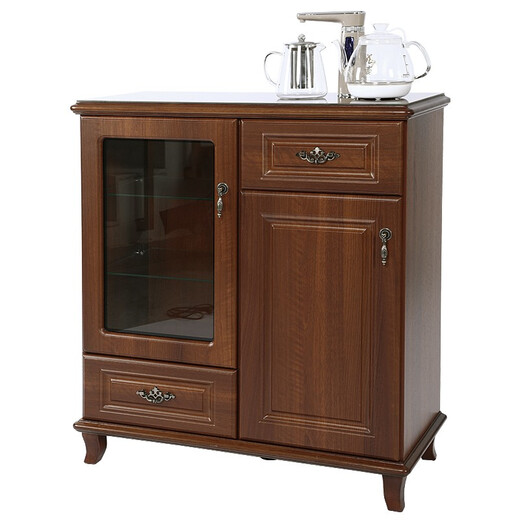 Cabinet à thé de thé Bedamsanne Dispensateur intégré en bois massif de la barre de thé en bois intelligent distributeur d'eau haut de gamme Dispensateur entièrement automatique Accueil Vertical sous-marin Armoire à vin 9906 Yuanxin Machine de thé à thé entièrement automatique Type chaud