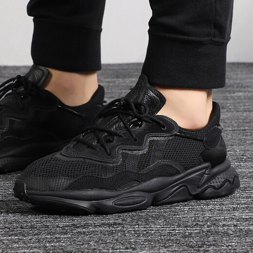 阿迪达斯（adidas）三叶草男女鞋老爹鞋 运动鞋复古时尚潮流舒适缓震跑步休闲鞋 EE6999/黑武士 42