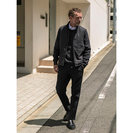 CARE OF LORD Navigator Series Gold Label Primaloft Men's Stand Collar Cotton Clothes Stand Collar Vest Vest 8519 Textured Navy 2XL