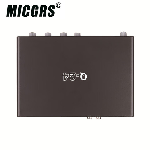 MICGRS mobile computer live broadcast sound card set USB sound card high-definition recording professional post-dubbing radio music arranger delivery audiobook anchor guitar instrument 48V Q24