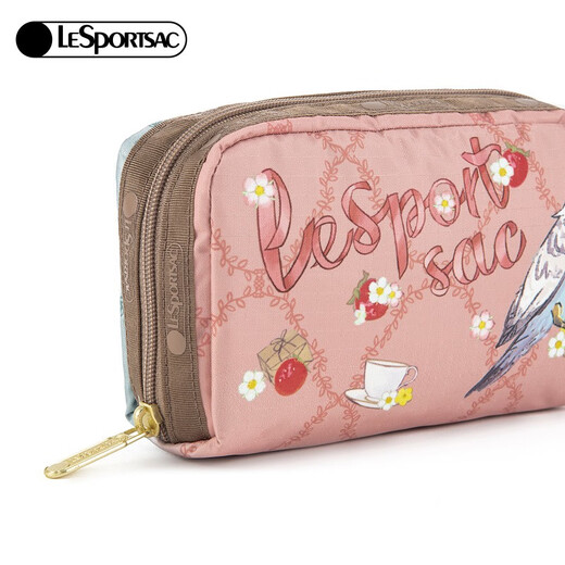 LeSportsac Leboshi new bag women's bag Parrot Strawberry hand storage cosmetic bag for girls gifts Parrot Strawberry Garden