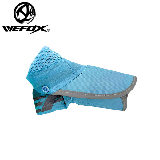 WEFOX Taiwan Weihu outdoor anti-snatch fishing hat for men and women in summer to cover the sun and face, breathable anti-mosquito hat WFX-6001 Sky Blue/One Size