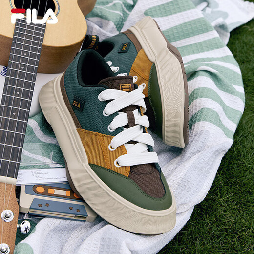 Fila Offizielle Herrenschuhe Fosso Retro Canvas Schuhe 2025 Frühlings- und Sommer Sichuan -Schuhe Reisen Freizeitschuhe