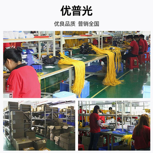优普光 电信级OM3万兆多模光纤跳线lc-lc-SC-FC-ST 双芯尾纤 抗弯曲数据机房交换机光钎线 万兆多模双芯SC-ST 1米