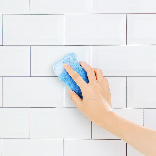 Camellia (CHAHUA) scouring pad sponge, dishcloth, kitchen special household dish towel, pot scouring tool, dish rag double-sided, colorful sponge scouring pad, 1 pack of 5 pieces