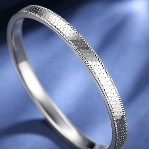 Gaibaolou pt950 platinum bracelet for women platinum bracelet platinum dragon scale bracelet PT999 customized New Year's Day gift No. 54 6mm22g