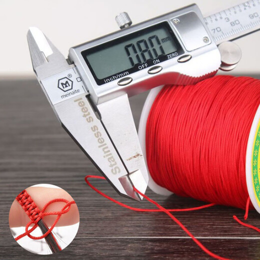 Shusu No. 72 encrypted jade wire beading material package diy hand-woven rope bracelet necklace wire tassel wire gold shop knotting wire 10 colors No. 72 jade wire/random color-10m/roll