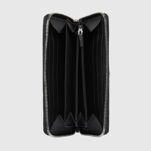 Gucci gucci double g Full Reißverschluss Brieftasche schwarz alle Größe