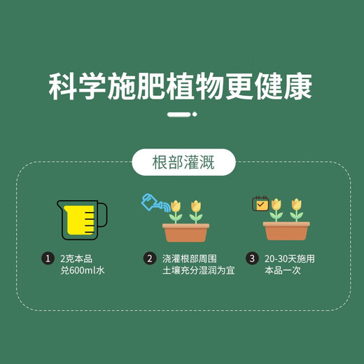 Huawoli Ferrous Sulfate 500g Iron Fertilizer Anti-Yellow Leaf Gardenia Fertilizer Growing Flowers Regulating Soil Acid-base Single Element Fertilizer