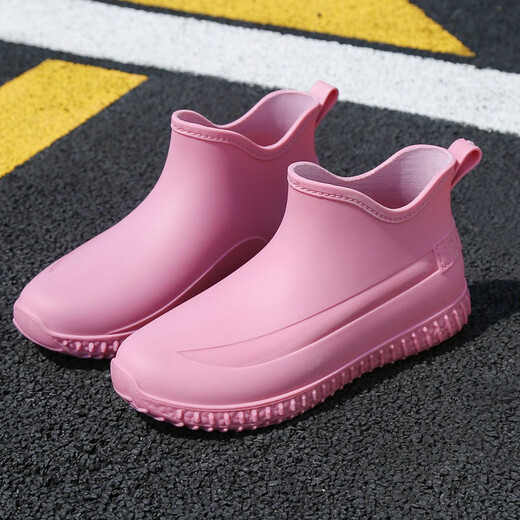 Shurong Neue modische Regenstiefel für Frauen kurze Röhrenregen Außen Außen tragen