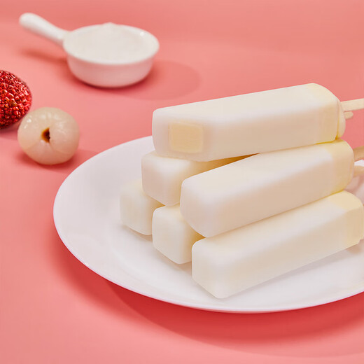 Meiji sea salt and lychee ice cream 46g*10 pieces in color box