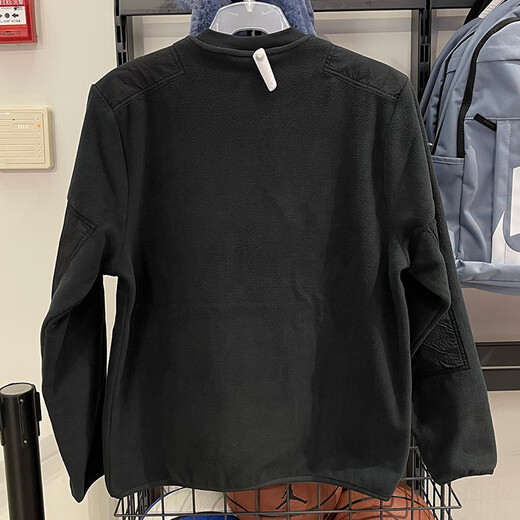 耐克（NIKE） 卫衣外套男士2024春秋季运动服保暖摇粒绒圆领套头衫 DD4855-010黑色 2XL
