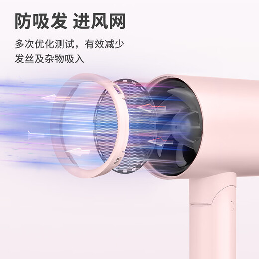 CONFU hair dryer household high power high wind gift small portable folding negative ion hair care hair dryer 1800W KF-3140C powder negative ion model
