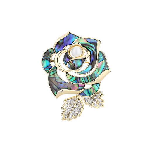 Oppenheim benheart Danish fashion brooch light luxury temperament corsage brooch high-end gift exquisite accessories high-end accessories pendant brooch-Queen gold