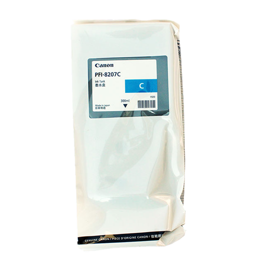 佳能原装PFI-8107/8207墨盒 IPF671 771 681 781 786绘图仪 PFI-8207MBK粗面黑 300ml