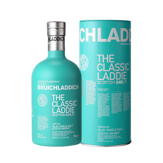 布赫拉迪（Bruichladdich）苏格兰单一麦芽威士忌波夏擢跃10年洋酒艾雷岛泥煤风味原瓶进口 布赫拉迪麦芽经典700ml