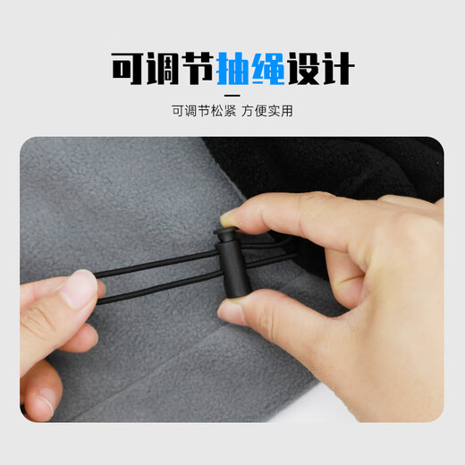 KELME cycling mask men's neck scarf winter windproof and cold protection face and neck warm hood scarf cycling headscarf black