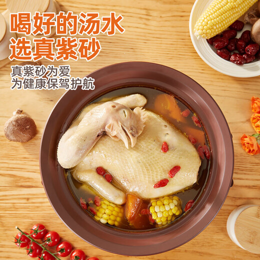 Yili Electric Stew Pot Electric Cooking Pot Quick Stew Soup Pot Electric Casserole High Power Large Capacity Purple Clay Fast Boiling Porridge Artifact Stew Pot Reservation Timing 3L5L7L TBJ5-1 5L *3-5 people