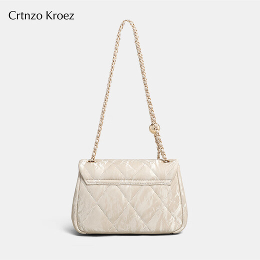 CRTNZO KROEZ官网包包女包2025年新款斜挎包女士单肩包生日七夕情人节礼物实用 米白-CK女包送女友老婆闺蜜实用