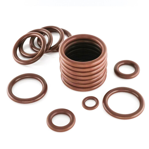 ZHIDE fluorine rubber O-ring resistant to high temperature, acid and alkali, corrosion and wear-resistant brown O-ring - outer diameter 16*2mm (50 pcs/pack)