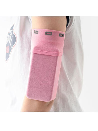 Mobile phone strap arm sports running mobile phone arm bag sleeves unisex wrist bag outdoor fitness hand blue S (suitable for arm circumference 19-23cm)