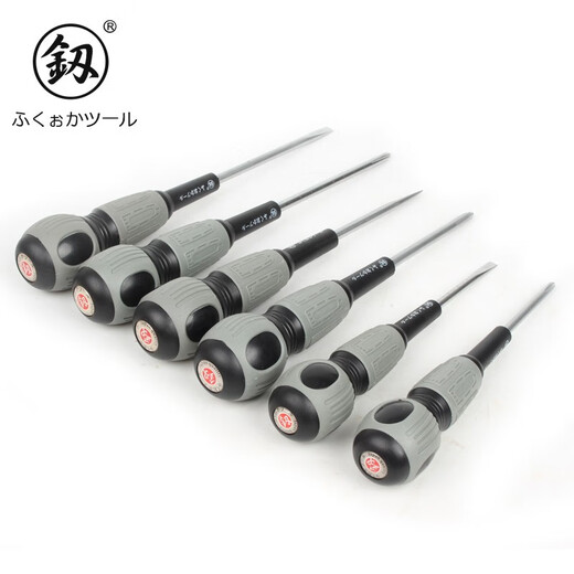 釰 福冈工具 螺丝刀电工用一字十字改锥螺丝批带磁性 6*150mm一字 FO-9740