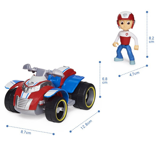 汪汪队立大功（PAW PATROL）汪汪队玩具莱德队长巡逻车儿童玩具车男女孩救援车3-6岁生日礼物