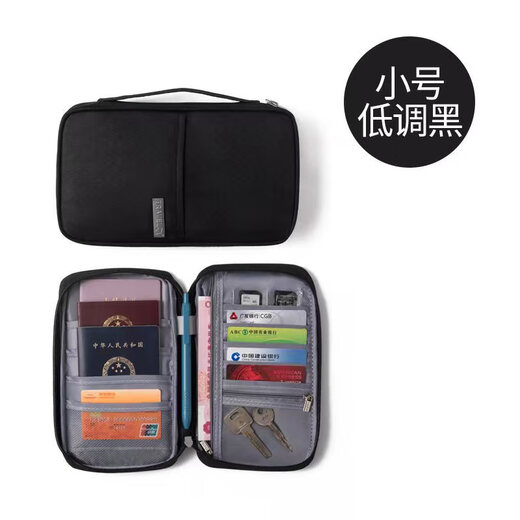 Wing Fantasy Nueva Bolsa para Pasaporte de Viaje Bolsa de Almacenamiento de Documentos portátil Impermeable Portatarjetas catiónico Multifuncional Bolsa para Documentos de Mano Rosa tamaño pequeño
