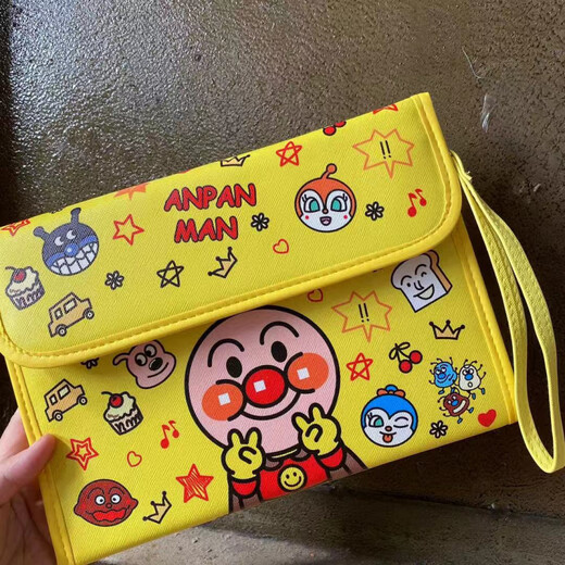Wen Dong Huili Dokument Aufbewahrungstasche Cartoon Multifunktionaler Babygeburtsurkunde Impfstoff Diese Schwangerschaftsinspektion Speichertasche Mama Bag Hand Account Bag [Red Victory]