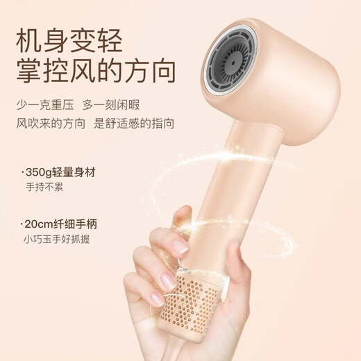 CONFU high-speed hair dryer 110,000 rpm household quick-drying high-wind negative ion hair care low-noise hair dryer as a birthday gift for girlfriend KF-F2 Qingye Green