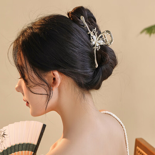 Chimera (CHIMERA) 3-piece hairpin headwear for women, high-end hairpin grabber for the back of the head, shark clip gift box, birthday gift for girls