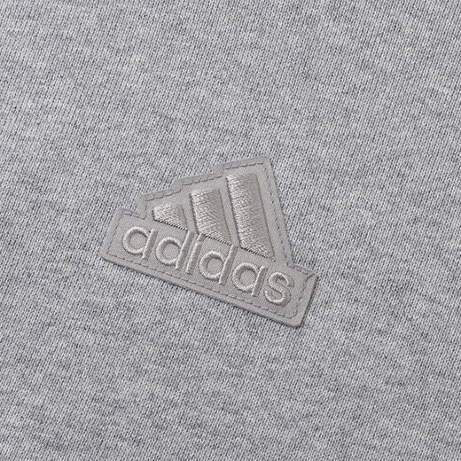 Adidas Siscutirshirt para hombres y mujeres 2024 otoño e invierno Nuevo terciopelo tibio calentado chaqueta con capucha a prueba de viento ji6636 cáñamo mediano gris xl