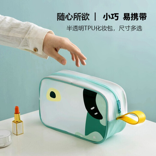Nolan Sendi Travel Toilet Bag TPU Translucent Water-Repellent Cosmetic Bag Universal Portable Swimming Bag Fitness Sports Storage Bag