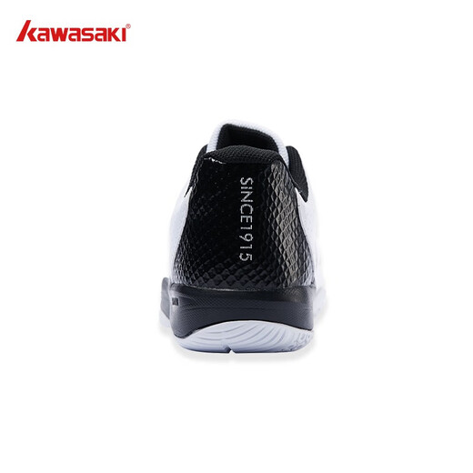 Kawasaki (KAWASAKI) badminton shoes are lightweight, fast, shock-absorbing, wear-resistant, anti-torsion, comfortable and breathable, splicing design, new style, unisex for men and women, A3316 white and black 41