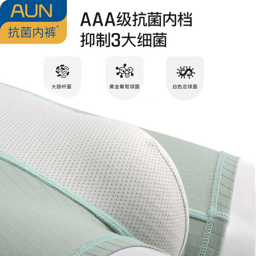AUN AUN Pantalones de boxeadores sueltos antibacterianos para hombres Pantalones de algodón ANTRESIONADO ABSORBENT PITIENDES DE ALGO DE COLED de algodón