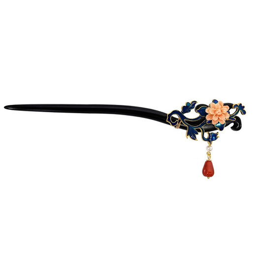 Bai Shilin handmade wooden hairpin for women, ancient style tassel hairpin, high-end 520 Valentine's Day gift for girlfriend, exquisite gift box