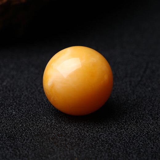 Lianju beeswax white honey monster single bead round bead accessories accessories with beads King Kong star and moon literary toy accessories loose beads spacer beads 14mm one 0 carat